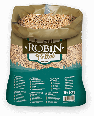 worek pelletu opałowego Robin do kupienia w Ciężkowicach lub sklepie internetowym